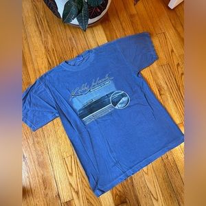 vintage “Kitty Hawk” graphic short sleeve tshirt; alstyle apparel and activewear